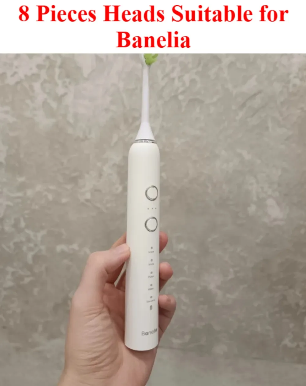 8 Pieces Heads Suitable for Banelia Standard Adult Rechargeable Toothbrush, Toothbrush Heads only for Banelia Standard
8 Pieces Heads Suitable for Banelia Standard Adult Rechargeable Toothbrush, Toothbrush Heads only for Banelia Standard