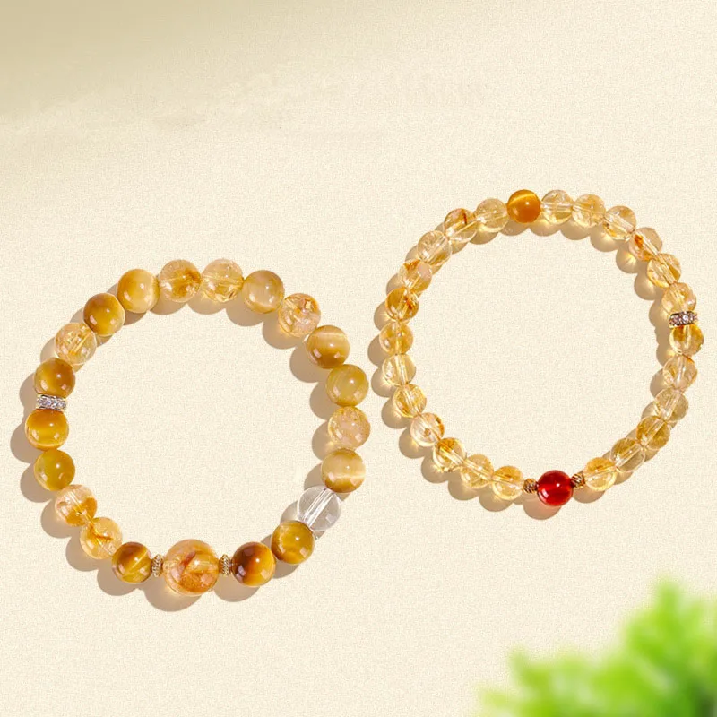 Fashion 7mm 8mm Natural Yellow Crystal Citrine Tiger's Eye Stones Beaded Strand Bracelets for Women Female Luxury Fine Jewelry
Fashion 7mm 8mm Natural Yellow Crystal Citrine Tiger's Eye Stones Beaded Strand Bracelets for Women Female Luxury Fine Jewelry