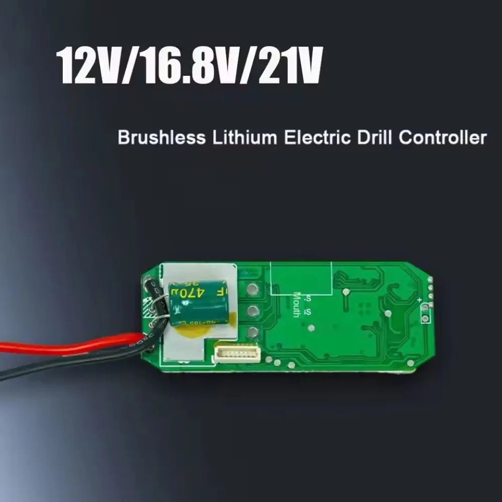 12V/16.8V/21V Brushless Lithium Drill Control Board Metal ABS Circuit Board Handheld Drill Drive Board Drill Controller6.6X2.5cm
12V/16.8V/21V Brushless Lithium Drill Control Board Metal ABS Circuit Board Handheld Drill Drive Board Drill Controller6.6X2.5cm