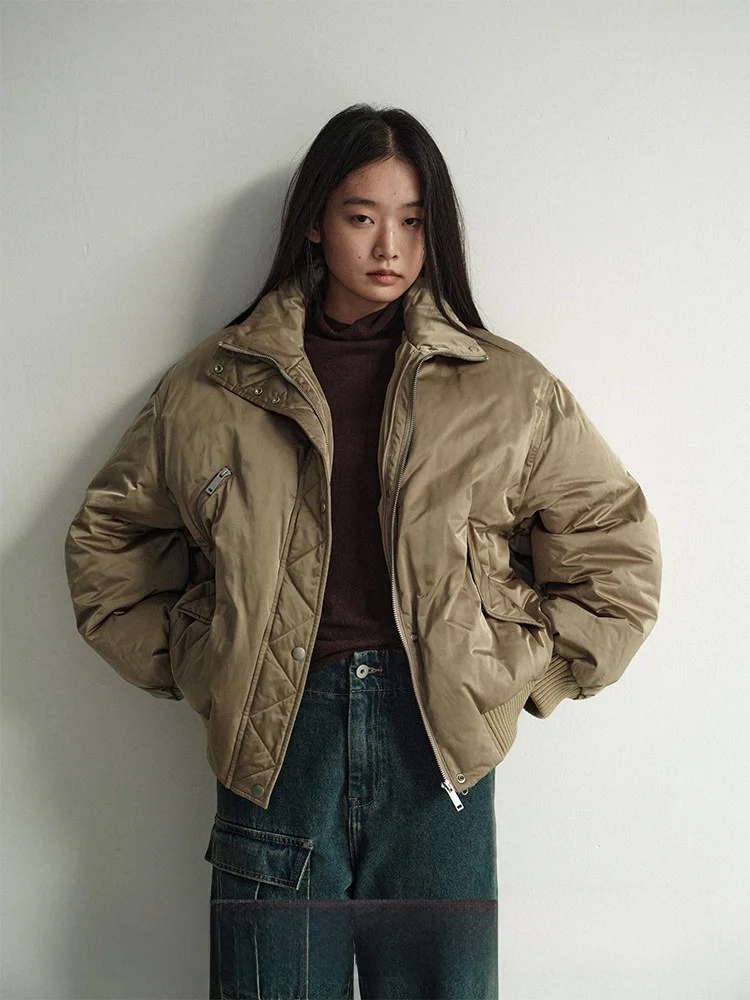 Veega Chic 90 down Jaet White Du Feather Le Coat Warmth Commute Sle Regular Sve Long Zipper Pure Color
Veega Chic 90 down Jaet White Du Feather Le Coat Warmth Commute Sle Regular Sve Long Zipper Pure Color