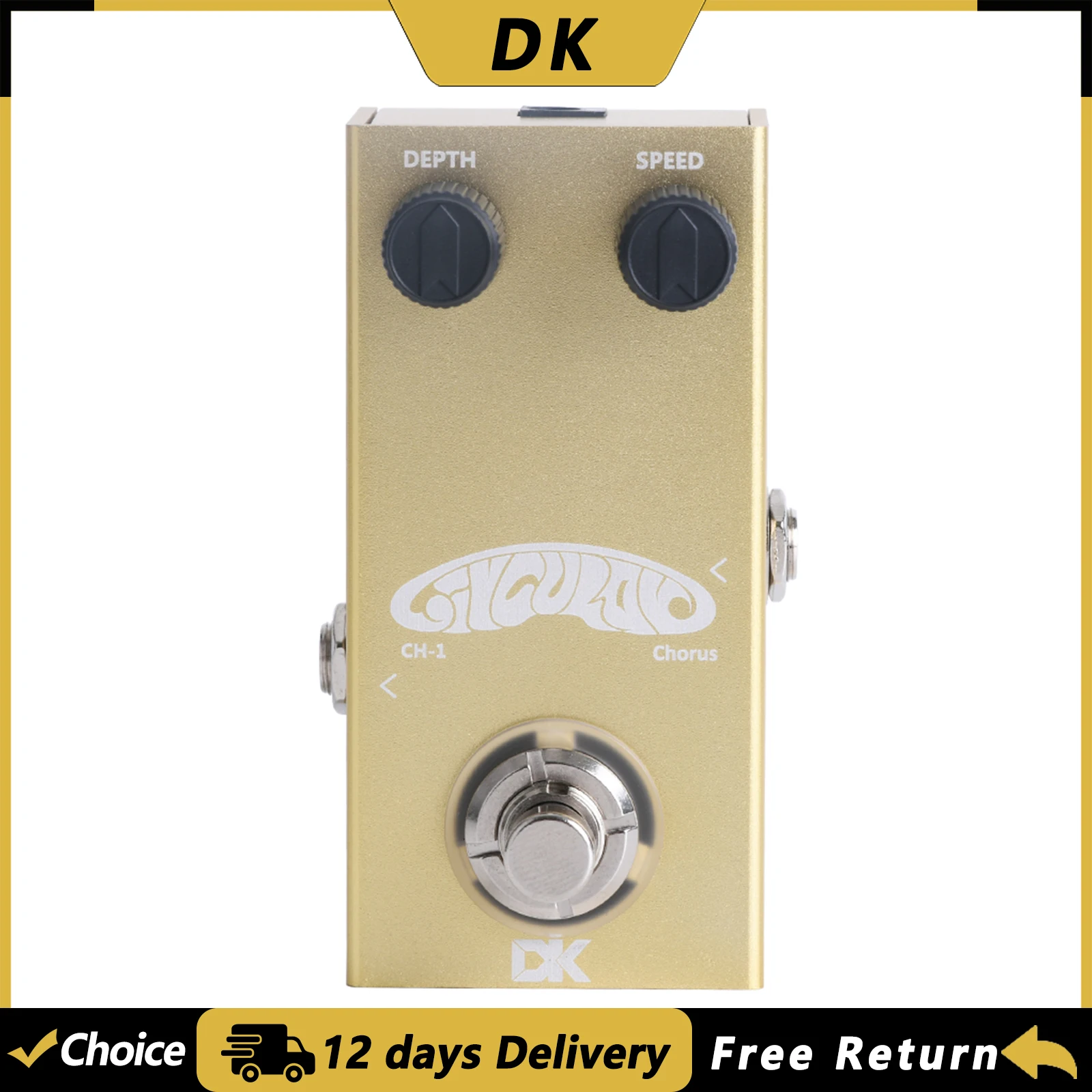 DK CH-1 Guitar CHORUS Pedal Electric Guitar Analog Chorus Effect Pedal True Bypass Metal Pedal Guitar Accessories & Parts
DK CH-1 Guitar CHORUS Pedal Electric Guitar Analog Chorus Effect Pedal True Bypass Metal Pedal Guitar Accessories & Parts