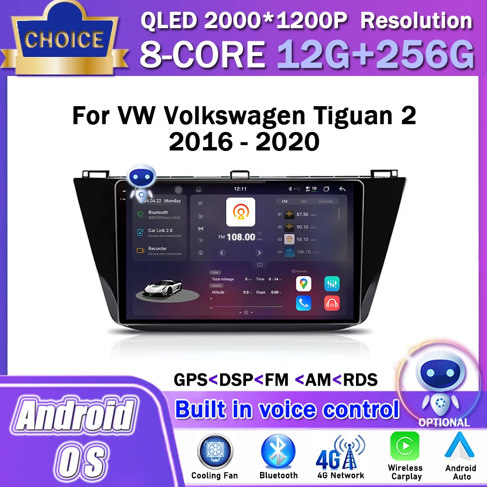 10.1 inch Android OS Car Radio for VW Volkswagen Tiguan 2 2016 - 2020 Multimedia Stereo Player GPS Navigation Carplay WiFi DSP
10.1 inch Android OS Car Radio for VW Volkswagen Tiguan 2 2016 - 2020 Multimedia Stereo Player GPS Navigation Carplay WiFi DSP