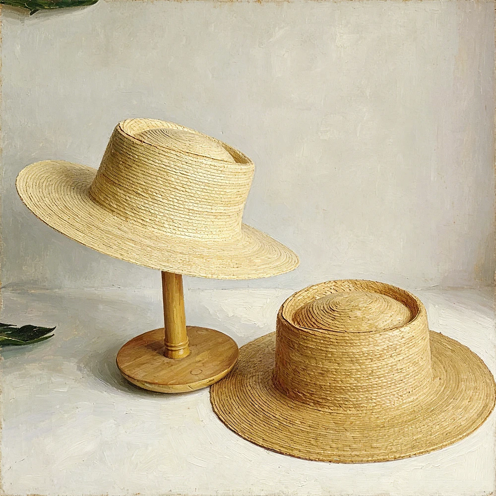 Natural Palm Leaf Wide Brim Fedora Hat Women Summer UV Protection Hollow Handmade Straw Hat шляпа женская
Natural Palm Leaf Wide Brim Fedora Hat Women Summer UV Protection Hollow Handmade Straw Hat шляпа женская