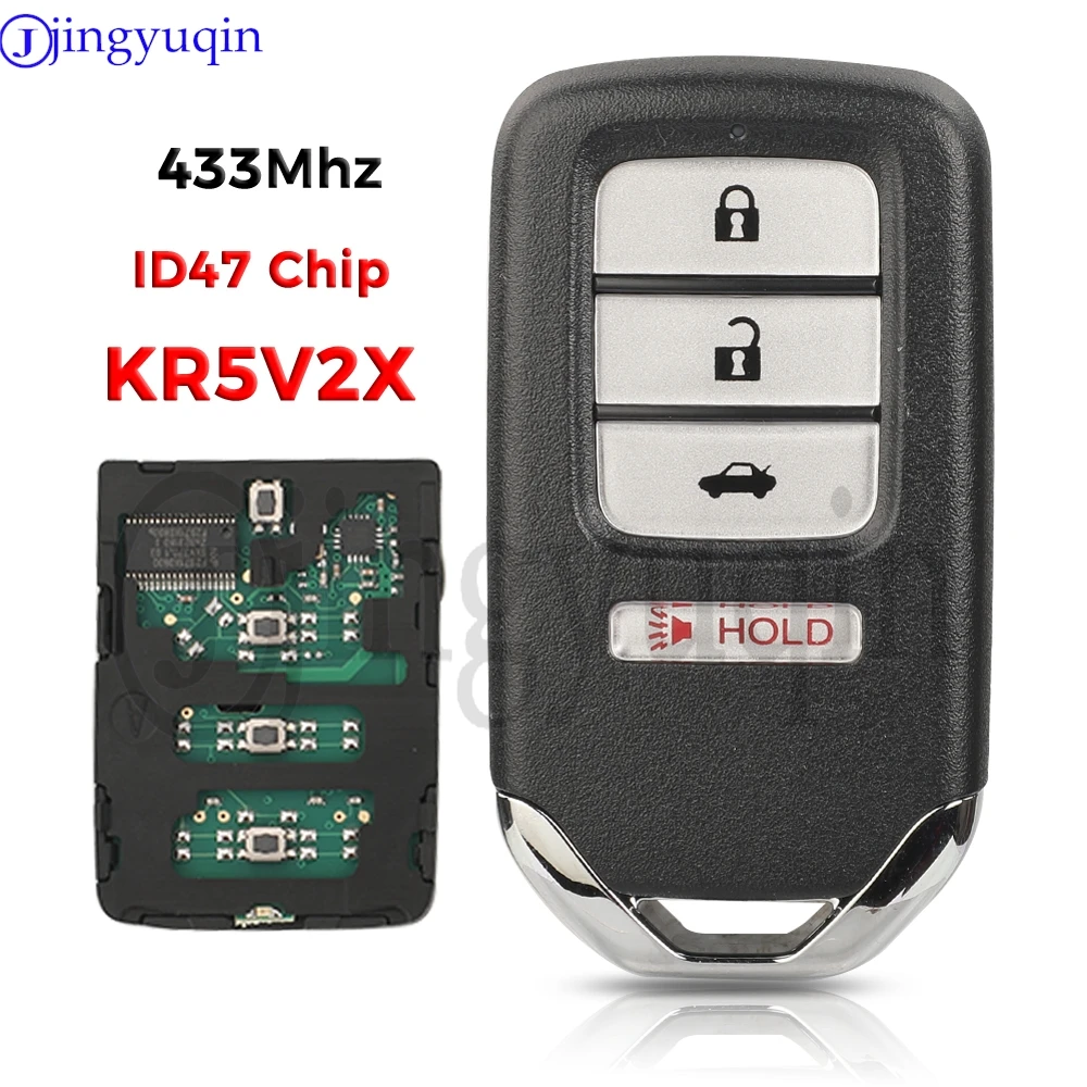 Jingyuqin 433,92 МГц FSK ID47 чип KR5V2X карта Promixity для Honda Civic 2016-2020 дистанционное управление автомобильный смарт-ключ 72147-TBA-A01/A02
Jingyuqin 433,92 МГц FSK ID47 чип KR5V2X карта Promixity для Honda Civic 2016-2020 дистанционное управление автомобильный смарт-ключ 72147-TBA-A01/A02