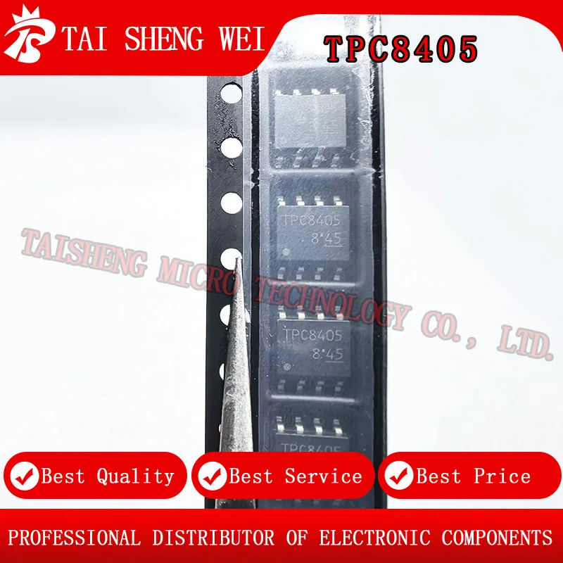 10PCS Brand New Original TPC8405 C8405 SMD SOP-8 Integrated Circuit IC
10PCS Brand New Original TPC8405 C8405 SMD SOP-8 Integrated Circuit IC