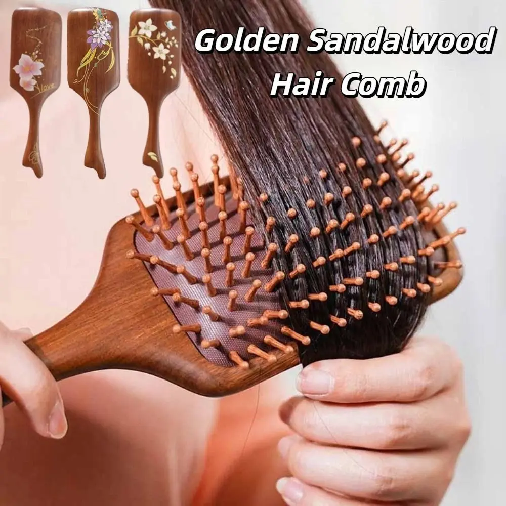 Portable Sandalwood Hair Comb Scalp Relieve Air Cushion Comb Anti Static Head Blood Circulation Air Bag Massage Comb Curly Hair
Portable Sandalwood Hair Comb Scalp Relieve Air Cushion Comb Anti Static Head Blood Circulation Air Bag Massage Comb Curly Hair