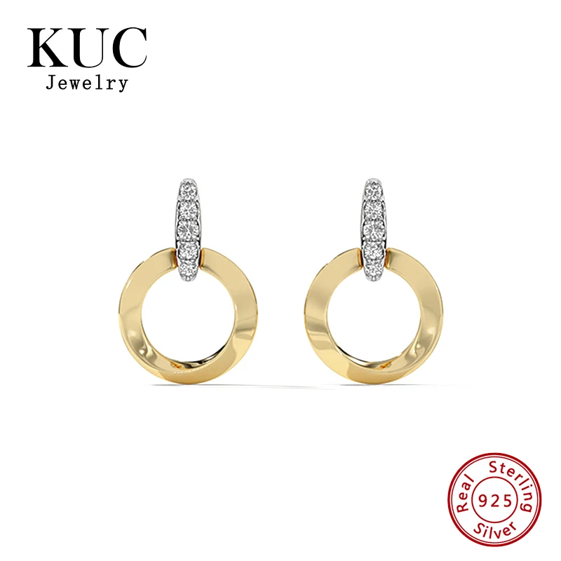 Fine Jewelry Trendy Luxury Chic 18k Gold Plated 925 Sterling Silver Unique Twisted Round Zircon Stud Earrings
Fine Jewelry Trendy Luxury Chic 18k Gold Plated 925 Sterling Silver Unique Twisted Round Zircon Stud Earrings