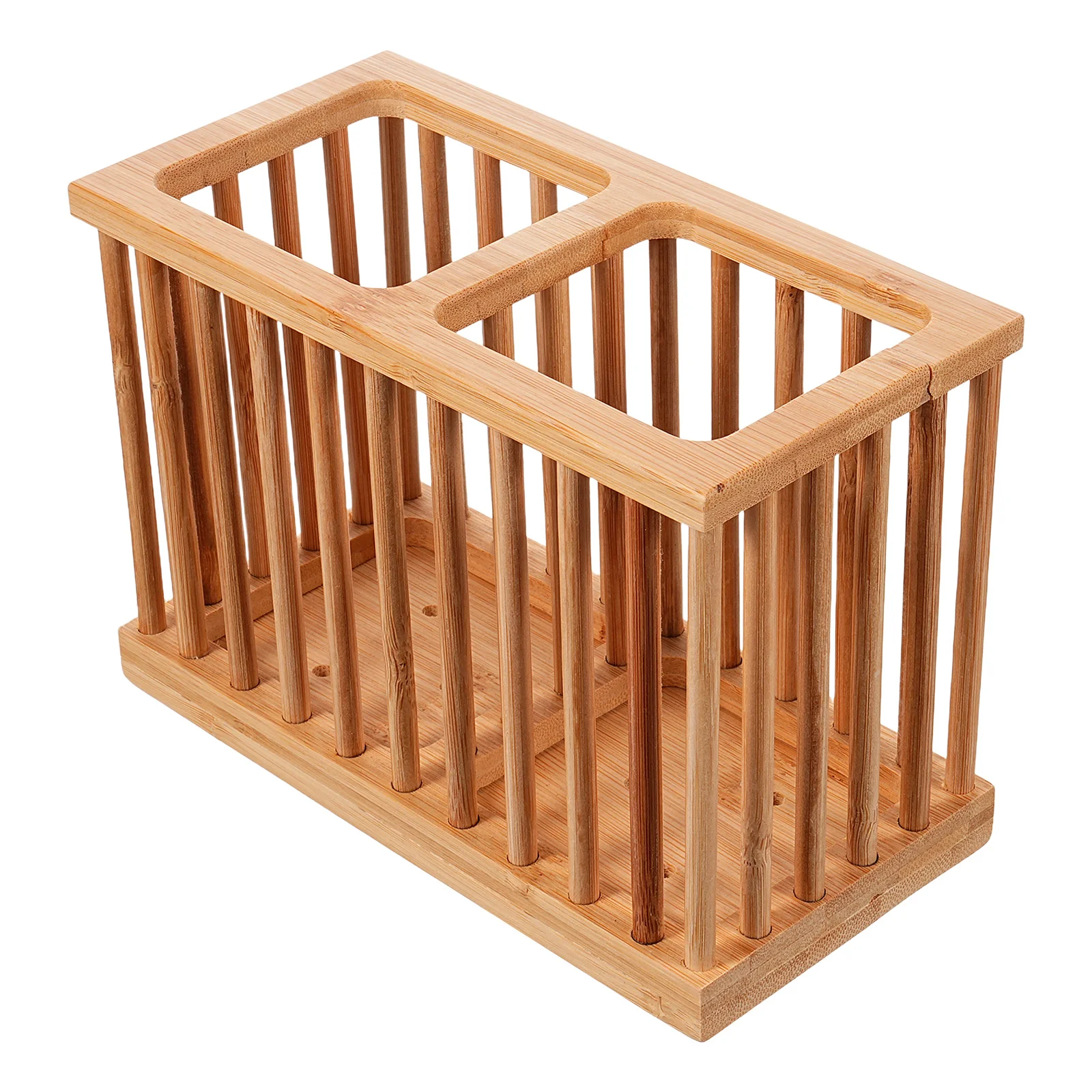 Bamboo Hollow Cutlery Holder Kitchen Utensil Rack Flatware Organizer for Table Countertop Farmhouse Style Drying Storage
Bamboo Hollow Cutlery Holder Kitchen Utensil Rack Flatware Organizer for Table Countertop Farmhouse Style Drying Storage