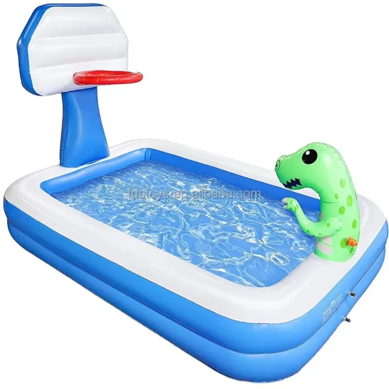 Custom Inflatable Large Pool Children's Swimming Pool PVC Three Rectangular Household Swimming Ocean Ball Pool