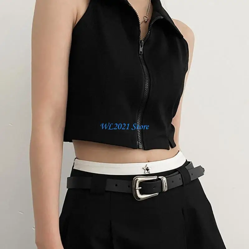 G5GC Casual Waist Belt Girls Square Metal Buckle Belt Shorts Belt Women Accessories
G5GC Casual Waist Belt Girls Square Metal Buckle Belt Shorts Belt Women Accessories