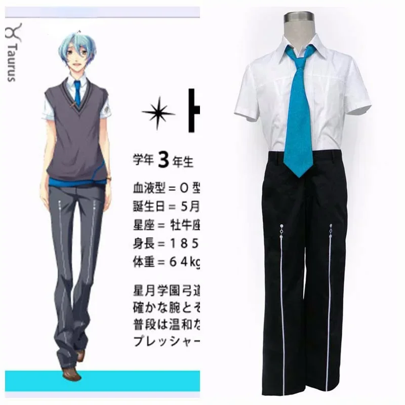 Anime Starry Sky Anime Seigetsu Academy Male Summer Uniform 3rd Adult Kid Halloween Cosplay Costume
Anime Starry Sky Anime Seigetsu Academy Male Summer Uniform 3rd Adult Kid Halloween Cosplay Costume