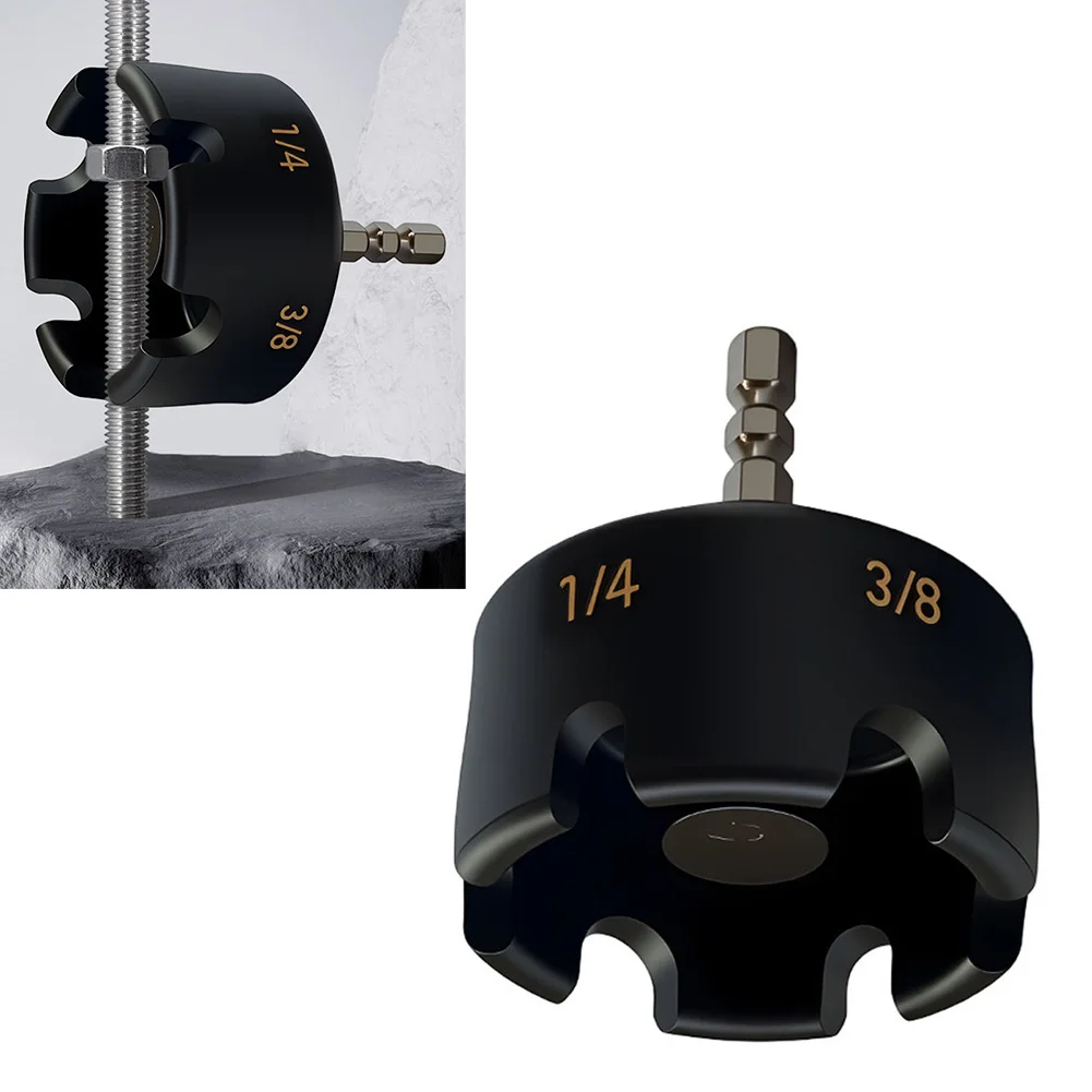 Removal Bolt Extraction Tool Nut Zipper Drill Attachment Nuts Quick Disassembly Nut Drill Bit Socket Wrench Tool Screw