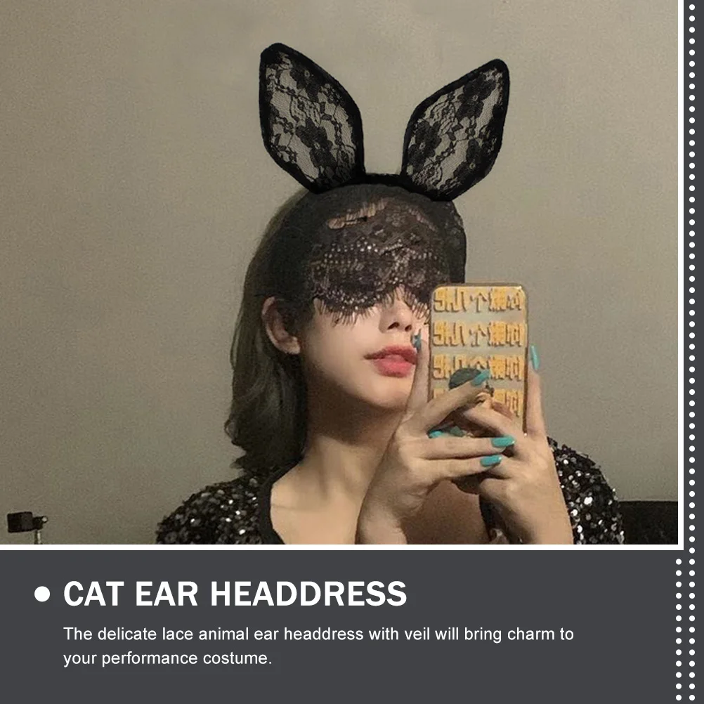 2pcs Cat Rabbit Ear Hair Hoops Lace Veil Party Headdress Festival Costume Accessory Decorative Hairbands For Women Girls Role
2pcs Cat Rabbit Ear Hair Hoops Lace Veil Party Headdress Festival Costume Accessory Decorative Hairbands For Women Girls Role