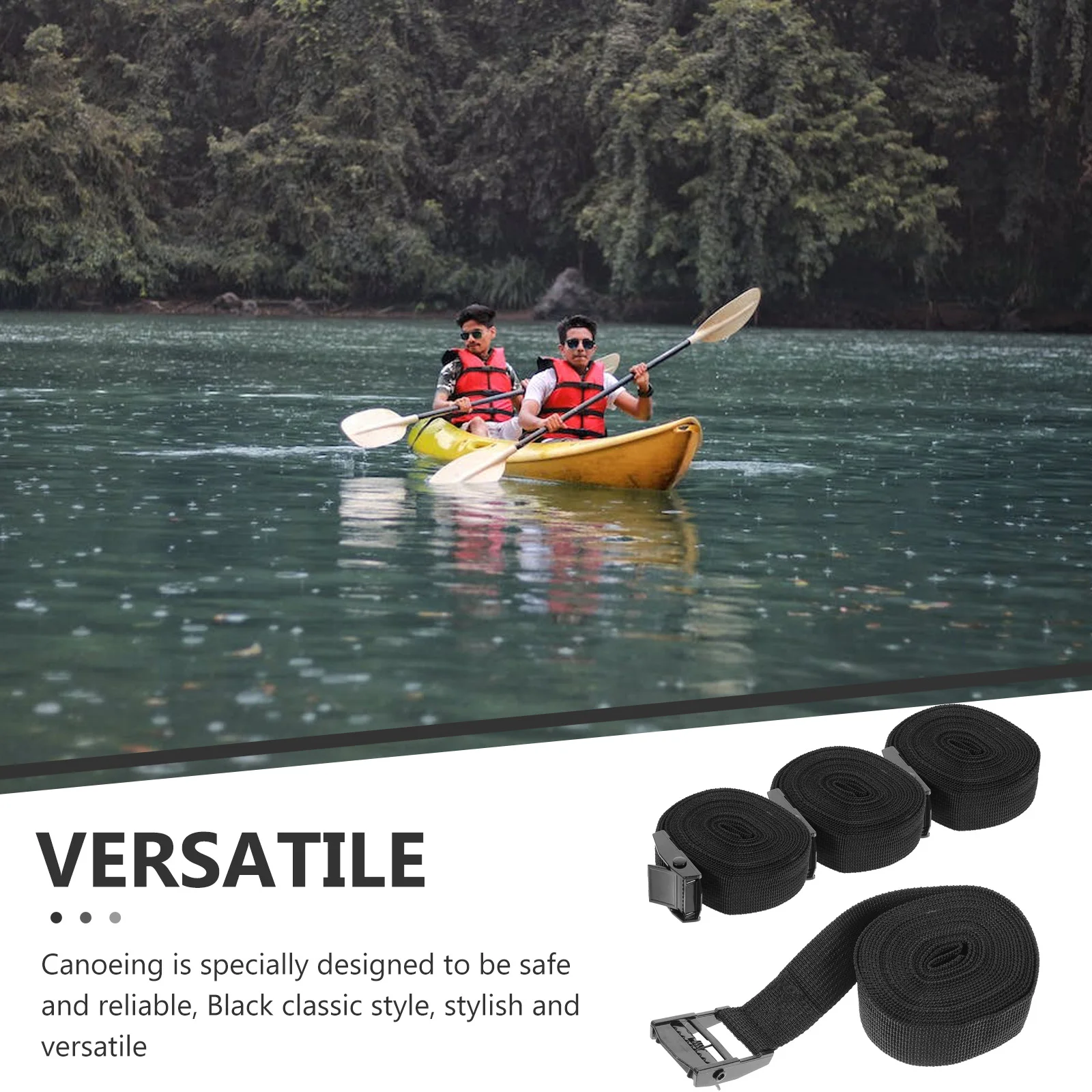 4pcs 3m Black Adjustable Zinc Alloy Buckle Straps for Kayak Canoe Surfboard Bike Roof Rack Luggage Tie Downs Durable Polyester
4pcs 3m Black Adjustable Zinc Alloy Buckle Straps for Kayak Canoe Surfboard Bike Roof Rack Luggage Tie Downs Durable Polyester