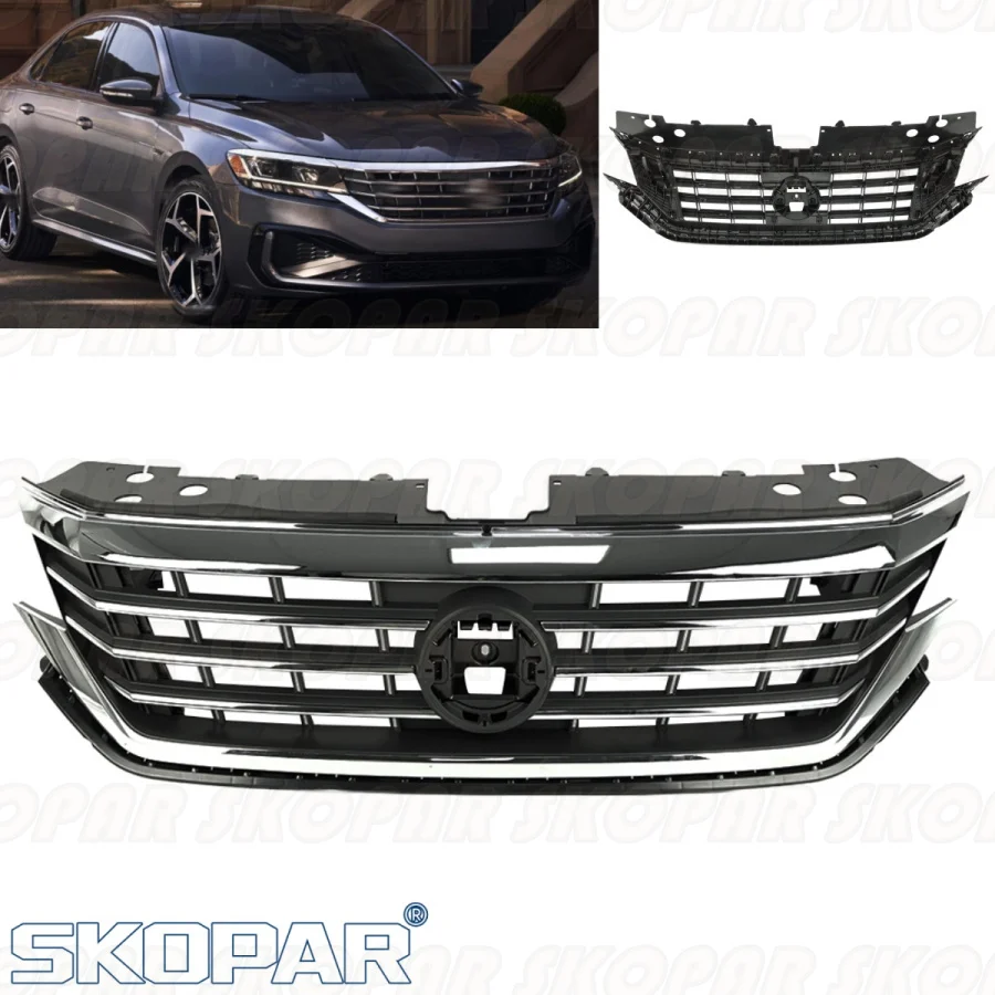 For VW Passat US Version 2019 2020 2021 2022 2023 Car accessories Front Bumper Center Grille 561853653H
For VW Passat US Version 2019 2020 2021 2022 2023 Car accessories Front Bumper Center Grille 561853653H