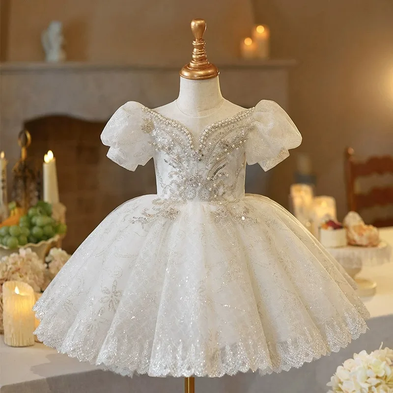 Children Elegant Eevening Princess Ball Gown Girls Fashion Cute Birthday Wedding Party Dress
Children Elegant Eevening Princess Ball Gown Girls Fashion Cute Birthday Wedding Party Dress