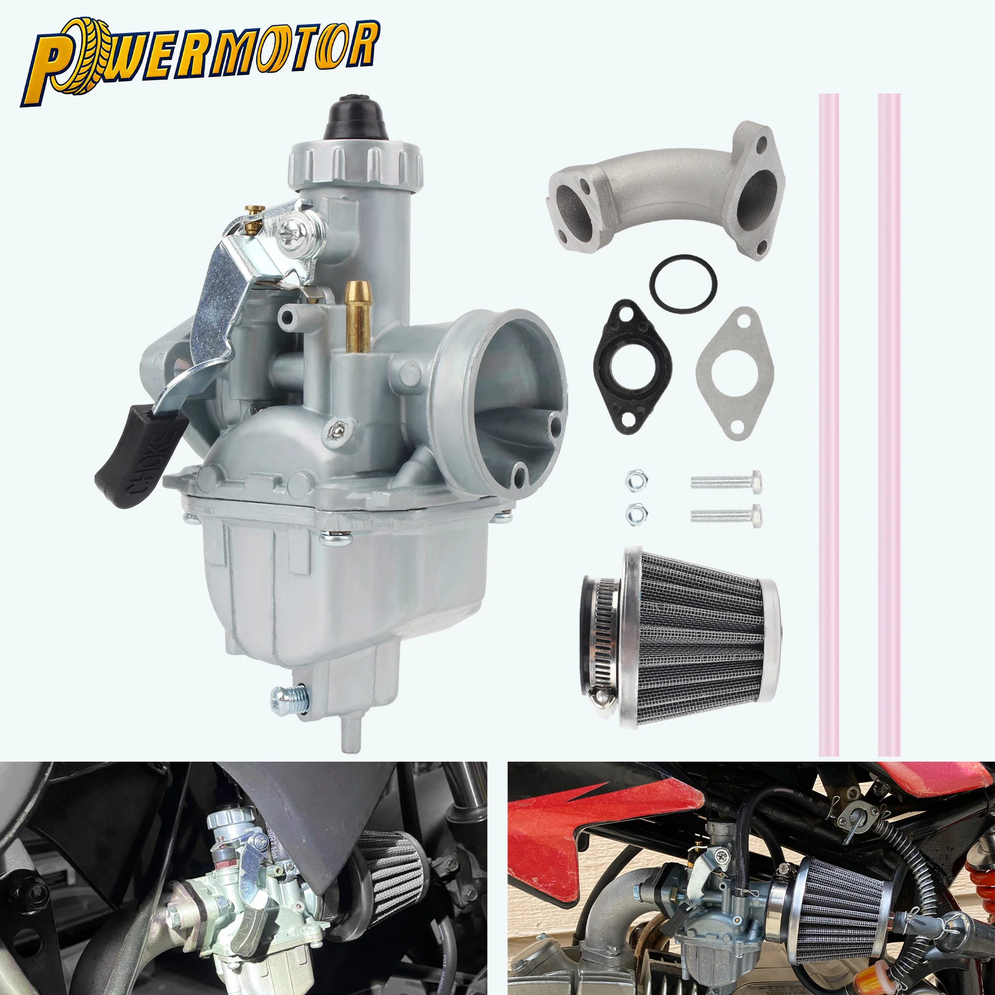 VM22 Motorcycle Carburetor Set With Air Filter 38MM For Lifan YX SSR CRF50 CRF70 Carb For Mikuni Engine 110cc 125cc 140cc ATV
VM22 Motorcycle Carburetor Set With Air Filter 38MM For Lifan YX SSR CRF50 CRF70 Carb For Mikuni Engine 110cc 125cc 140cc ATV