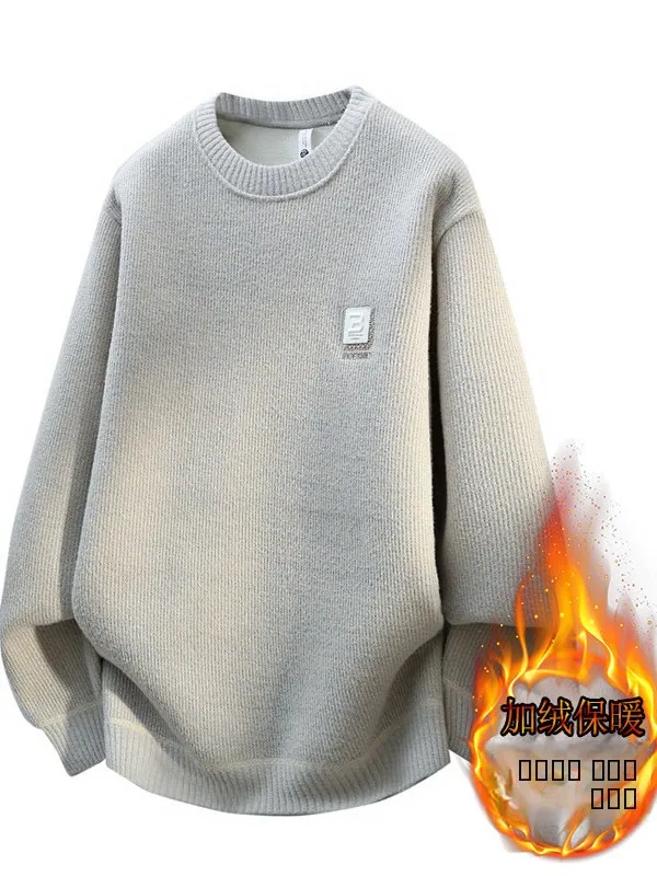 Faionable Thiened Fce Knitted Sweater round Ne Men's Sle Autumn Winter New Arrival Casual Wear Polyester Fiber Soft
Faionable Thiened Fce Knitted Sweater round Ne Men's Sle Autumn Winter New Arrival Casual Wear Polyester Fiber Soft