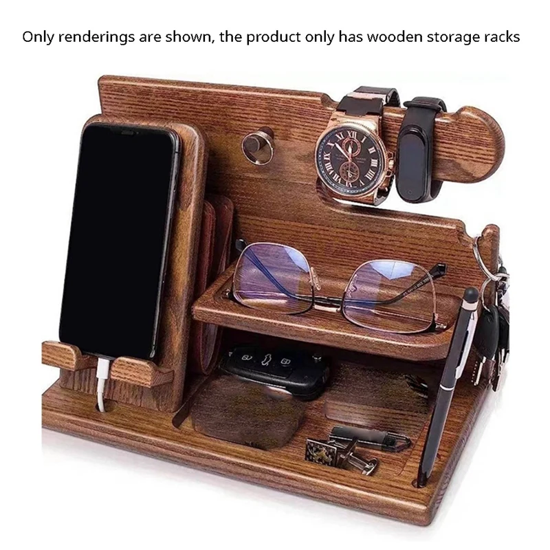 T23C Wooden Office Desktop Charging Stand Wooden Mobile Phone Storage Rack Watch Multi-Purpose Entrance Glasses Storage Rack
T23C Wooden Office Desktop Charging Stand Wooden Mobile Phone Storage Rack Watch Multi-Purpose Entrance Glasses Storage Rack