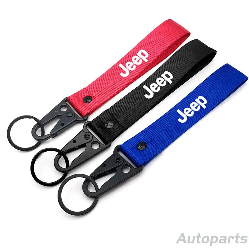 Nylon Car Keychain Lanyard Hanging Strap with Metal key Ring For Jeep Grand Cherokee Wrangler JK JL Gladiator Compass Patriot
Nylon Car Keychain Lanyard Hanging Strap with Metal key Ring For Jeep Grand Cherokee Wrangler JK JL Gladiator Compass Patriot
