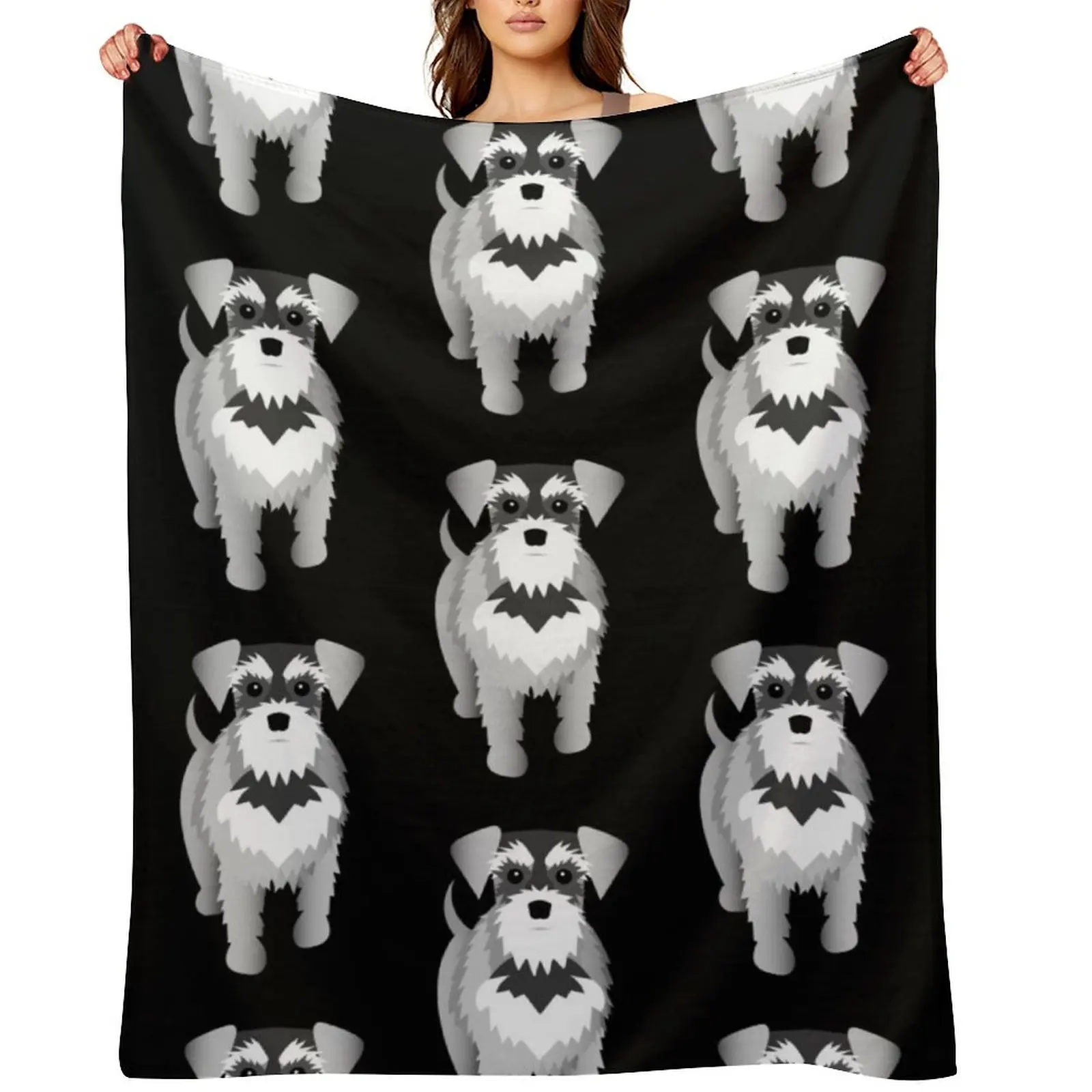 Schnauzer Throw Blanket wednesday Furrys For Sofa Thin Blankets 
Schnauzer Throw Blanket wednesday Furrys For Sofa Thin Blankets