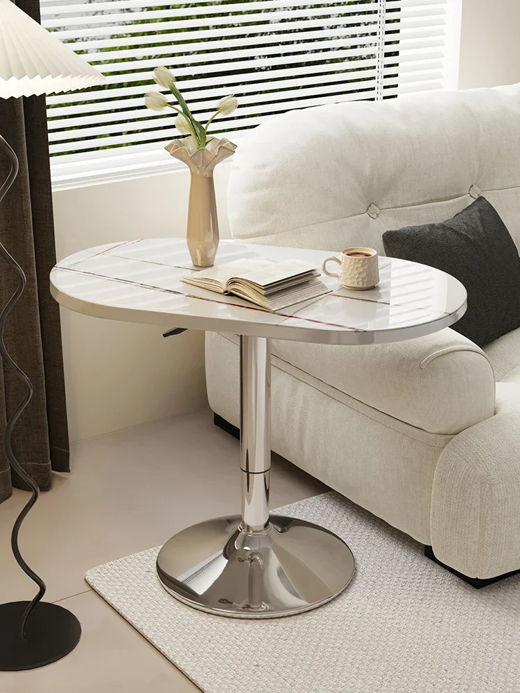 Couch side few household living room can be lifted and rotated small apartment light luxury rock slab bedroom writing
Couch side few household living room can be lifted and rotated small apartment light luxury rock slab bedroom writing