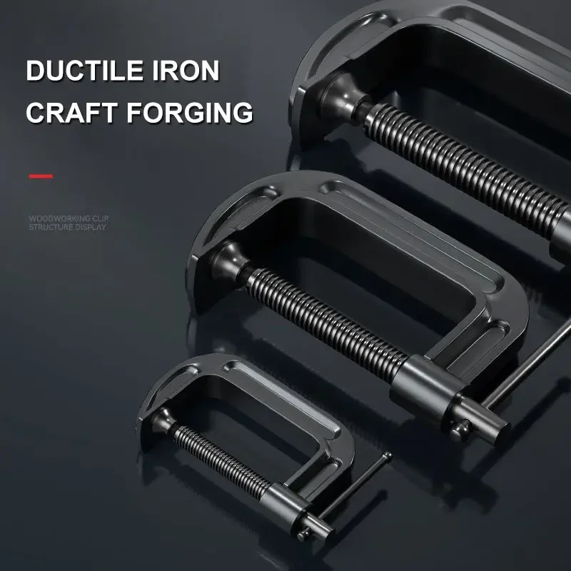Woodworking Steel G Clip Fixing Heavy Duty Adjustable Metal Clamps 1/2/3/4/5/6 Inch Thicken G-clamp Wood Working Accessories
Woodworking Steel G Clip Fixing Heavy Duty Adjustable Metal Clamps 1/2/3/4/5/6 Inch Thicken G-clamp Wood Working Accessories