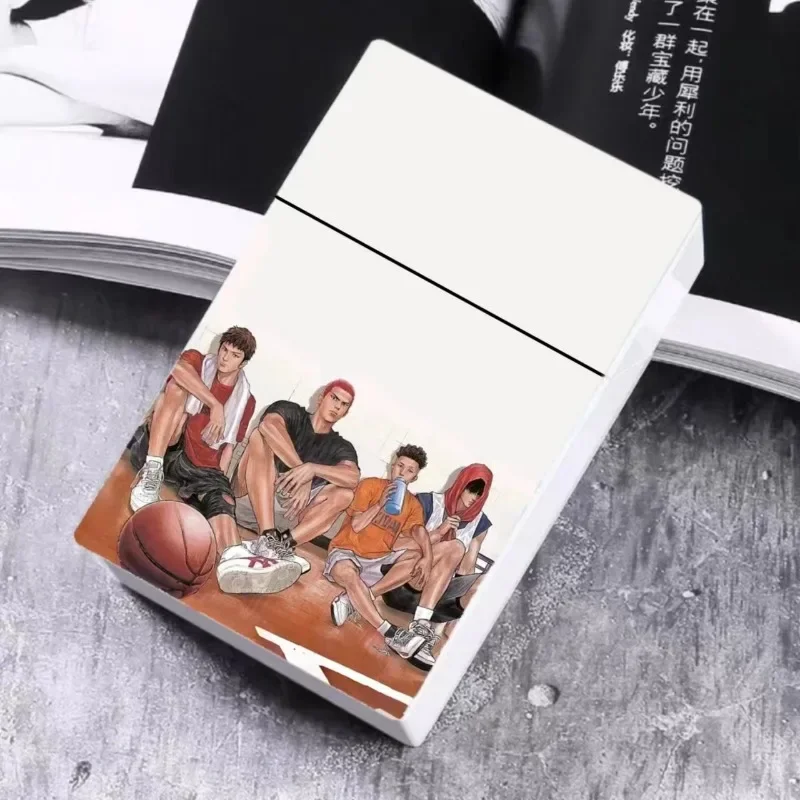 New Slam Dunk Creative Animation Kawaii Sakuragi Hanamichi Rukawa Kaeda cartoon 20 coarse cigarette box card storage box gift
New Slam Dunk Creative Animation Kawaii Sakuragi Hanamichi Rukawa Kaeda cartoon 20 coarse cigarette box card storage box gift