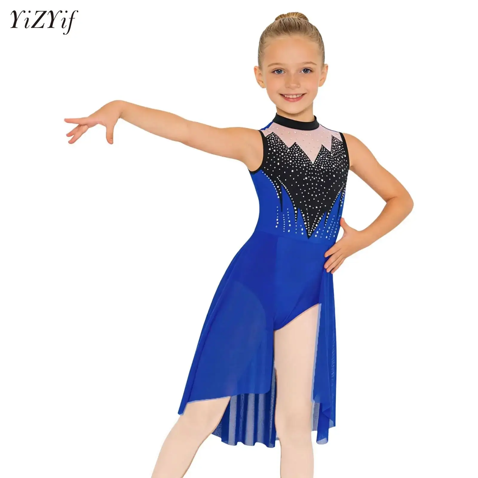 Детское платье для фигурного катания со стразами для девочек, костюм для соревнований, балет, танцы, гимнастика, купальник с юбкой, танцевальная одежда-пачка
Детское платье для фигурного катания со стразами для девочек, костюм для соревнований, балет, танцы, гимнастика, купальник с юбкой, танцевальная одежда-пачка