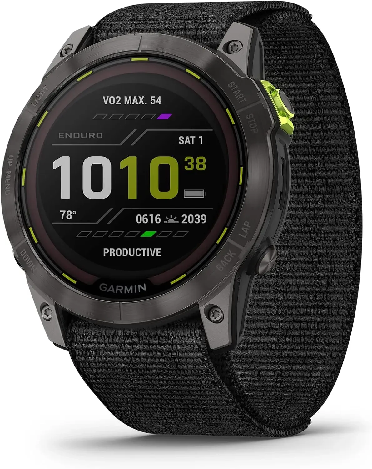 Garmin Enduro 2 Ultraperformance Watch with Long Lasting GPS Battery Life Solar Charging and Preloaded Maps
Garmin Enduro 2 Ultraperformance Watch with Long Lasting GPS Battery Life Solar Charging and Preloaded Maps