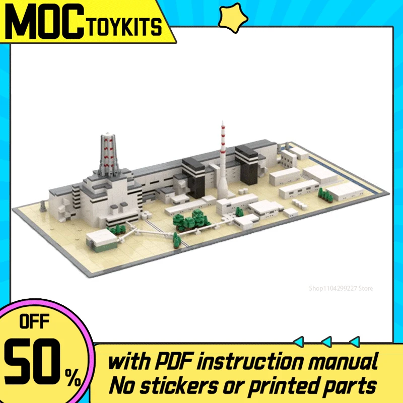 1488PCS Chernobyl Nuclear Power Plant Building Model MOC-124446 Assembled Toy Set for Children's Gift Collection
1488PCS Chernobyl Nuclear Power Plant Building Model MOC-124446 Assembled Toy Set for Children's Gift Collection