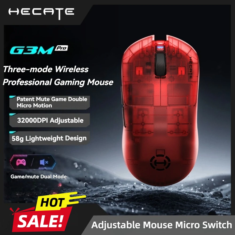 HECATE G3mpro обновленная игровая мышь, беспроводная 32000 точек на дюйм PAW3395, 58 г, двойной микропереключатель, высокопроизводительная бесшумная офисная мышь на заказ
HECATE G3mpro обновленная игровая мышь, беспроводная 32000 точек на дюйм PAW3395, 58 г, двойной микропереключатель, высокопроизводительная бесшумная офисная мышь на заказ