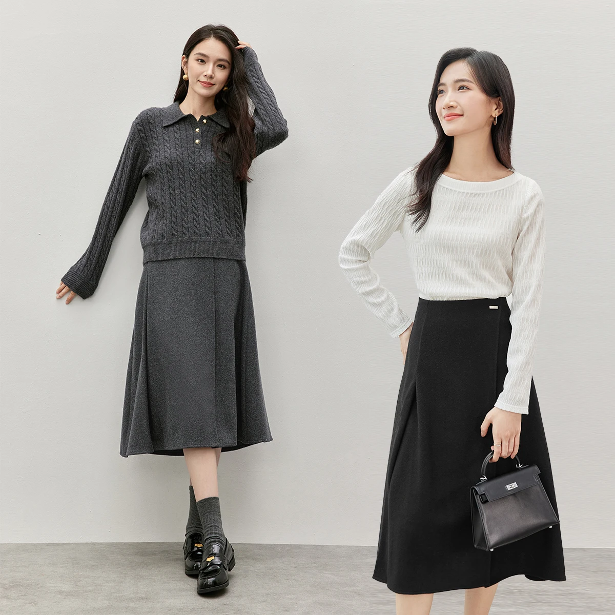 SENTUBILA A-Line Black Skirt for Women 2026 Winter Simple High Waist Mid-Length Skirts Commute Solid Basic Clothing 154QP3635X
SENTUBILA A-Line Black Skirt for Women 2026 Winter Simple High Waist Mid-Length Skirts Commute Solid Basic Clothing 154QP3635X