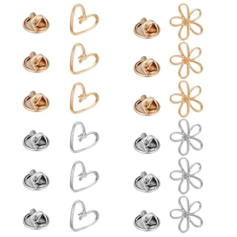 12 Pcs Lapel Modesty Pins Detachable Safety Cover up Brooches Daisy Flower Heart Button Pin Dainty Decorative No Sew Pins Acces
12 Pcs Lapel Modesty Pins Detachable Safety Cover up Brooches Daisy Flower Heart Button Pin Dainty Decorative No Sew Pins Acces