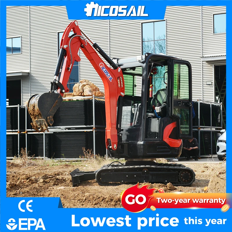2.5 Ton Mini Excavator OKW25U 14.2kW Rated Power Hengli Main Control Valve Durable & Reliable - Customizable
2.5 Ton Mini Excavator OKW25U 14.2kW Rated Power Hengli Main Control Valve Durable & Reliable - Customizable