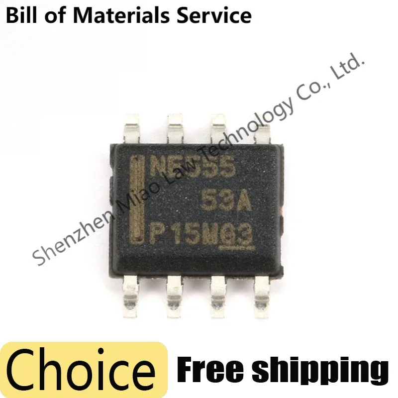 50pcs NE555 NE555D NE555DR SOP-8 SOP8 High Precision Timer Timer/Oscillator Single Channel SMD Chip IC New Original
50pcs NE555 NE555D NE555DR SOP-8 SOP8 High Precision Timer Timer/Oscillator Single Channel SMD Chip IC New Original