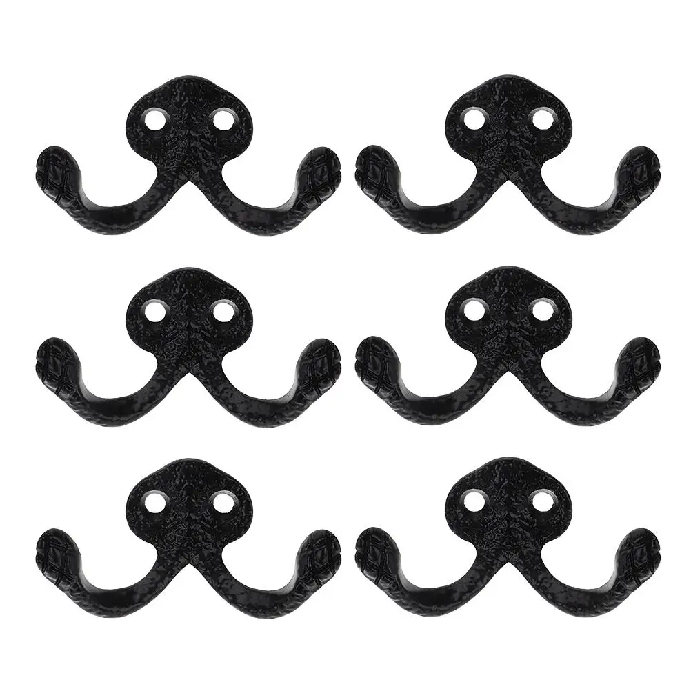 6pcs Double Coat Hangers Zinc Alloy Wall Mount Bathroom Towel Hooks Multifunction Clothes Key Purse Entryway Hooks Storage
6pcs Double Coat Hangers Zinc Alloy Wall Mount Bathroom Towel Hooks Multifunction Clothes Key Purse Entryway Hooks Storage