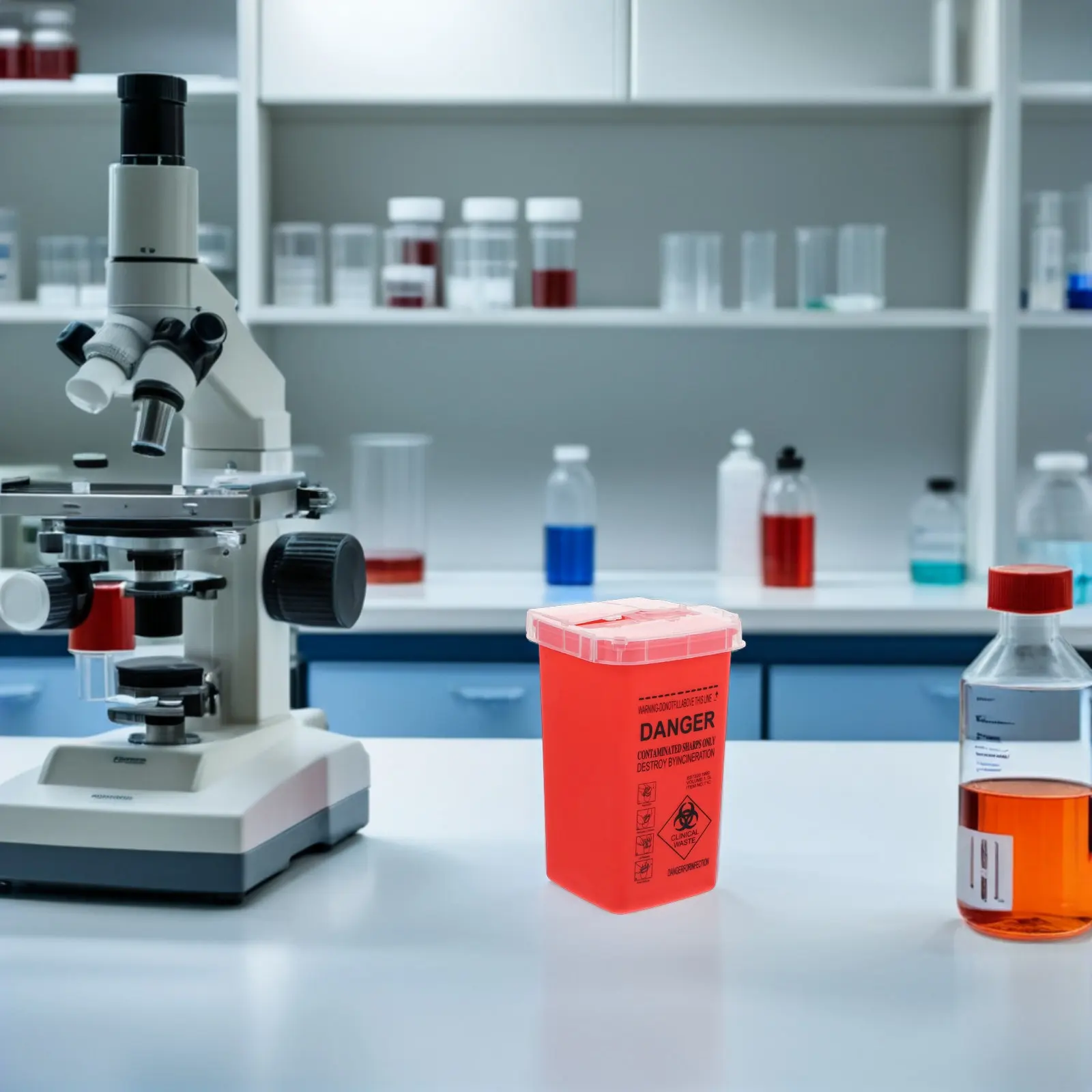 Набор из 5 контейнеров для безопасного хранения острых предметов, красные, для игл, для студий и клиник
Набор из 5 контейнеров для безопасного хранения острых предметов, красные, для игл, для студий и клиник