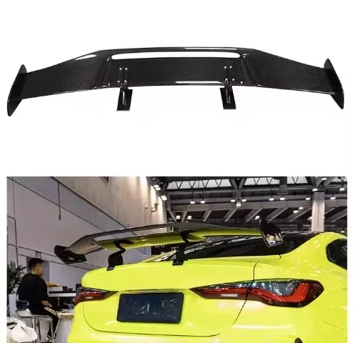 High Quality Real Dry Carbon Fiber Car Trunk Spoiler Wing Auto Rear Spoiler for 4 Series G22 G23 2021-UP
High Quality Real Dry Carbon Fiber Car Trunk Spoiler Wing Auto Rear Spoiler for 4 Series G22 G23 2021-UP
