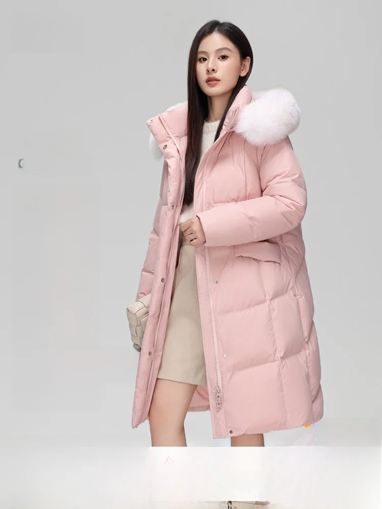Snow Flying 2026 Summer New Long down Jacket Detachable Hat Fur Collar Thickened Gentle Princess Style Women's Fashion
Snow Flying 2026 Summer New Long down Jacket Detachable Hat Fur Collar Thickened Gentle Princess Style Women's Fashion