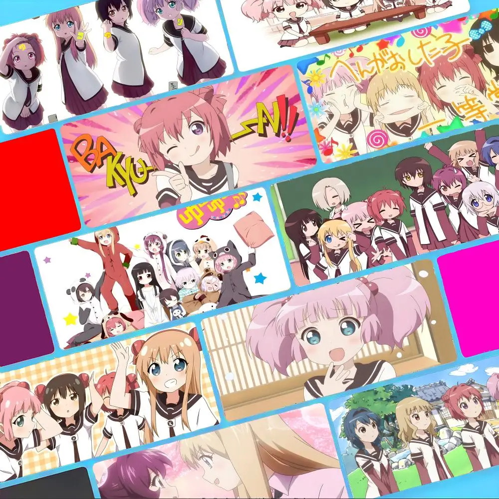 Cozy Yuru Yuri Animeseries Mouse Pad Non-Slip Large Desk Mat Thick Stitched Edge Gaming Mousepad
Cozy Yuru Yuri Animeseries Mouse Pad Non-Slip Large Desk Mat Thick Stitched Edge Gaming Mousepad