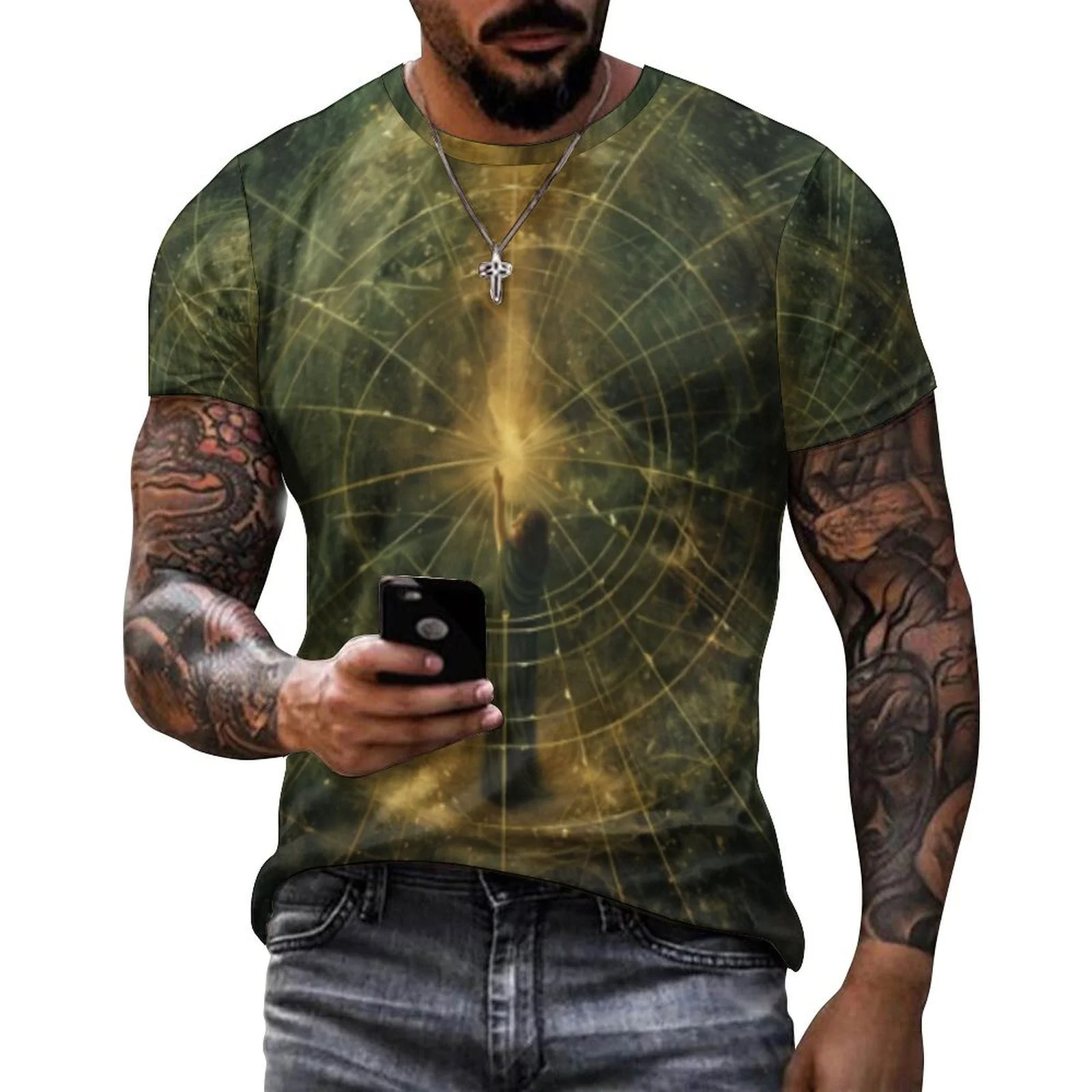 2024 Men's 3D Graffiti Cool Pattern T-shirt, Casual Cool Micro Stretch Breathable T-shirt, Outdoor Summer Men's Wear
2024 Men's 3D Graffiti Cool Pattern T-shirt, Casual Cool Micro Stretch Breathable T-shirt, Outdoor Summer Men's Wear