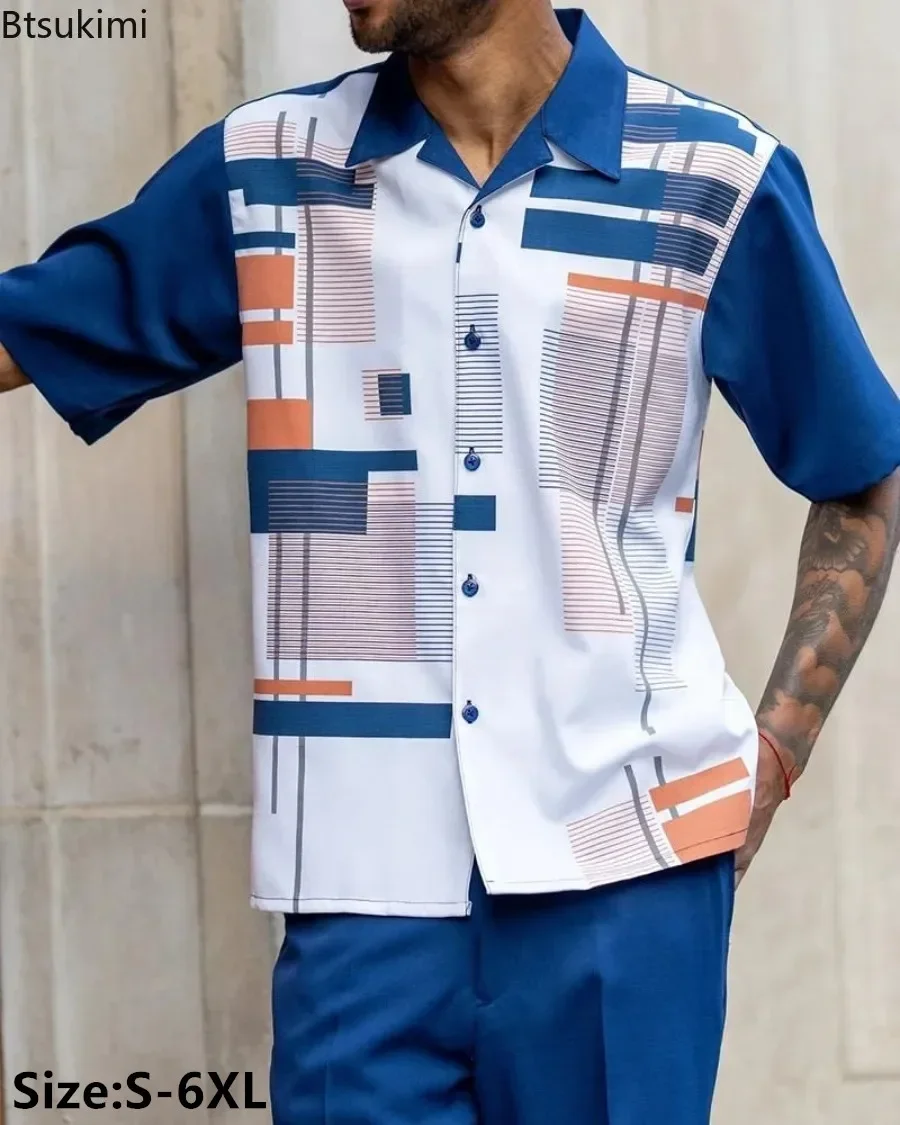 2025 Men's 3D Printed Sets Short Sleeve Shirt+Pants Casual Two Piece Sets Men Outdoor Sport Travel Comfy Suit Beach Outfit Male
2025 Men's 3D Printed Sets Short Sleeve Shirt+Pants Casual Two Piece Sets Men Outdoor Sport Travel Comfy Suit Beach Outfit Male