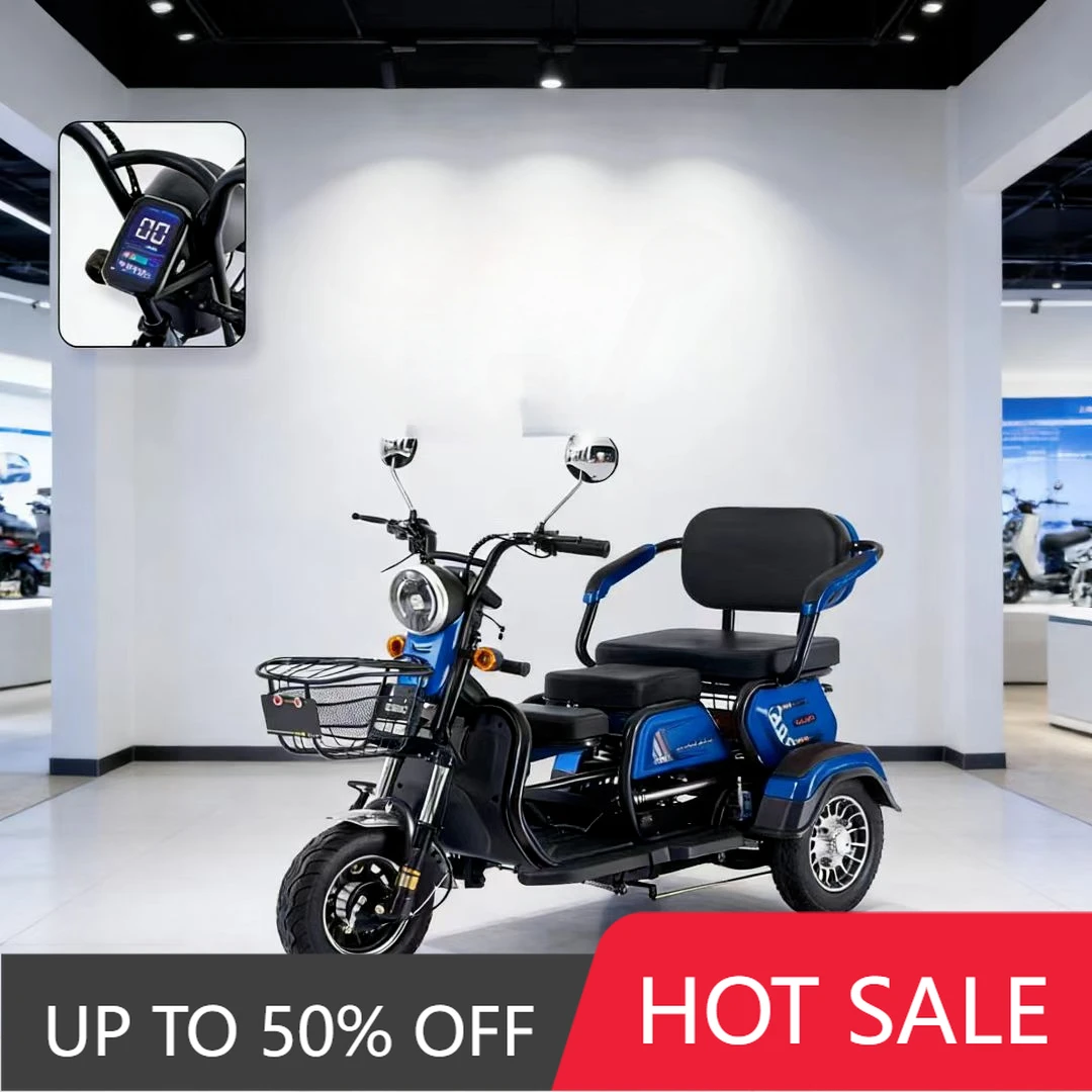 TTY 500W adult electric tricycle the elderly three-wheeled electric scooter, open body 30 km/h 2 people ride 100-200 kg load, le
TTY 500W adult electric tricycle the elderly three-wheeled electric scooter, open body 30 km/h 2 people ride 100-200 kg load, le