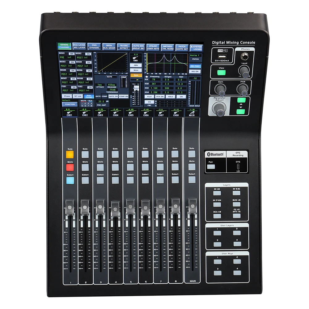 DM3 Professional DJ Controller New Design Digital Audio Mixer with Beat Effects FX Plastic Material Console
DM3 Professional DJ Controller New Design Digital Audio Mixer with Beat Effects FX Plastic Material Console