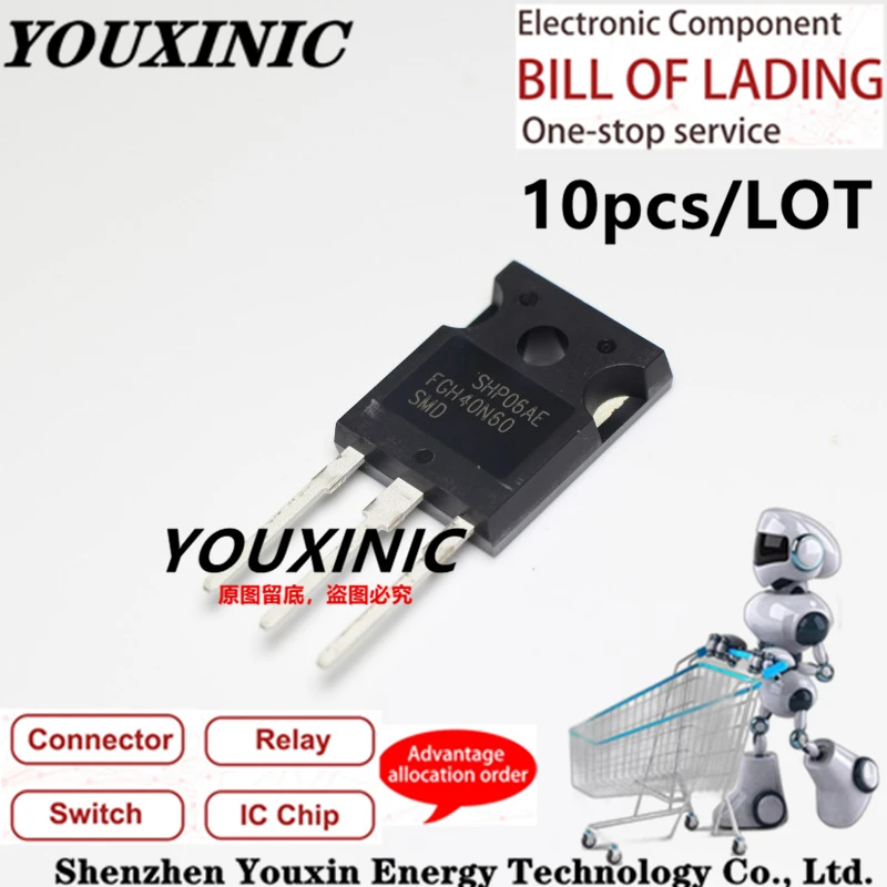 YOUXINIC 2012 + 100 новый импортный оригинальный FGH40N60SMD FGH40N60 TO-247 Триод бтиз силовой транзистор 40 А 600 в
YOUXINIC 2012 + 100 новый импортный оригинальный FGH40N60SMD FGH40N60 TO-247 Триод бтиз силовой транзистор 40 А 600 в