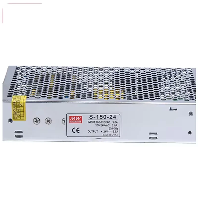 150W24V switch power supply S-150-5V/12V/24V driver power supply DC power supply AC220V to DC
150W24V switch power supply S-150-5V/12V/24V driver power supply DC power supply AC220V to DC