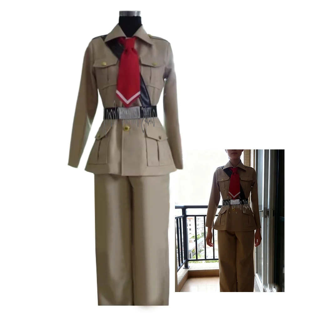 Индивидуальный костюм аниме Хеталия Бельгия косплей костюм для взрослых мужчин и женщин униформа для вечеринки на Хэллоуин
Индивидуальный костюм аниме Хеталия Бельгия косплей костюм для взрослых мужчин и женщин униформа для вечеринки на Хэллоуин