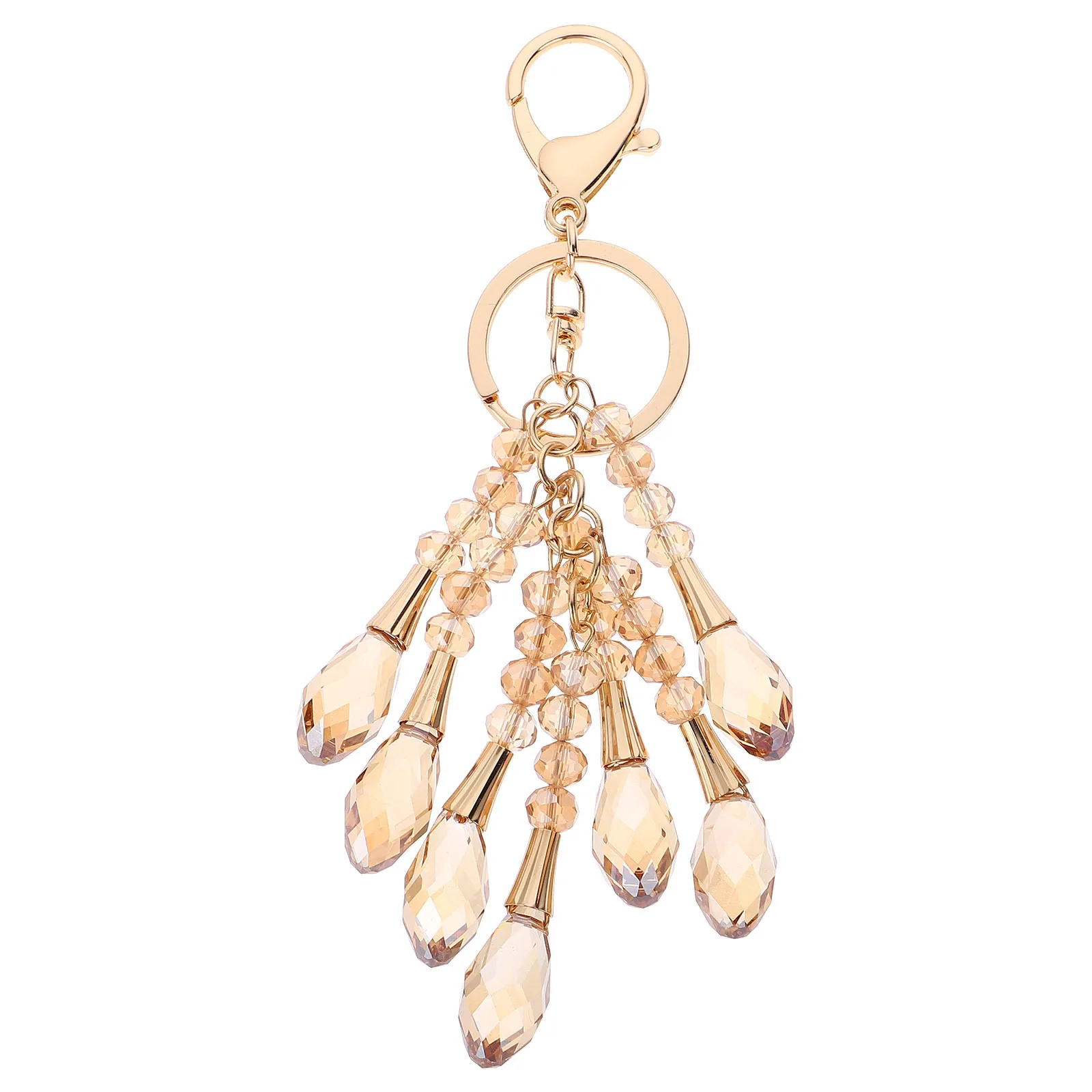 Crystal Beaded Tassel Key Chain Delicate Hanging Ornament for Bag Car Key Pendant Decorative Keyring Gift Crystal Pendant
Crystal Beaded Tassel Key Chain Delicate Hanging Ornament for Bag Car Key Pendant Decorative Keyring Gift Crystal Pendant