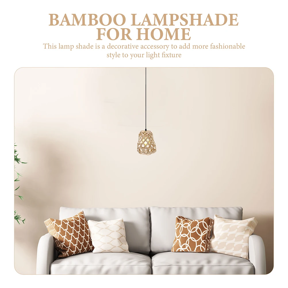 4 Pcs Bamboo Lampshade Vintage Woven Cover for Hanging Pendant Light Ceiling Lampshades Decor Replacement Rustic Style
4 Pcs Bamboo Lampshade Vintage Woven Cover for Hanging Pendant Light Ceiling Lampshades Decor Replacement Rustic Style
